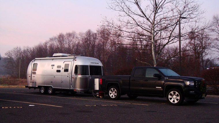 Airstream and GMC Truck
