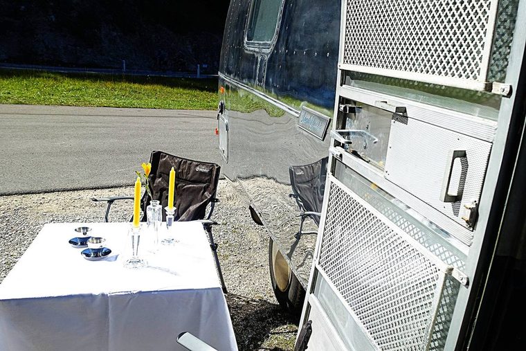 Airstream Aussen Detail Tür