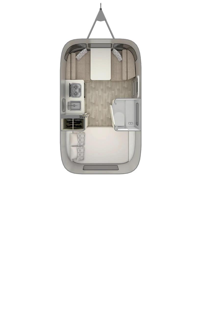 Bambi 16RB floor plan diagram