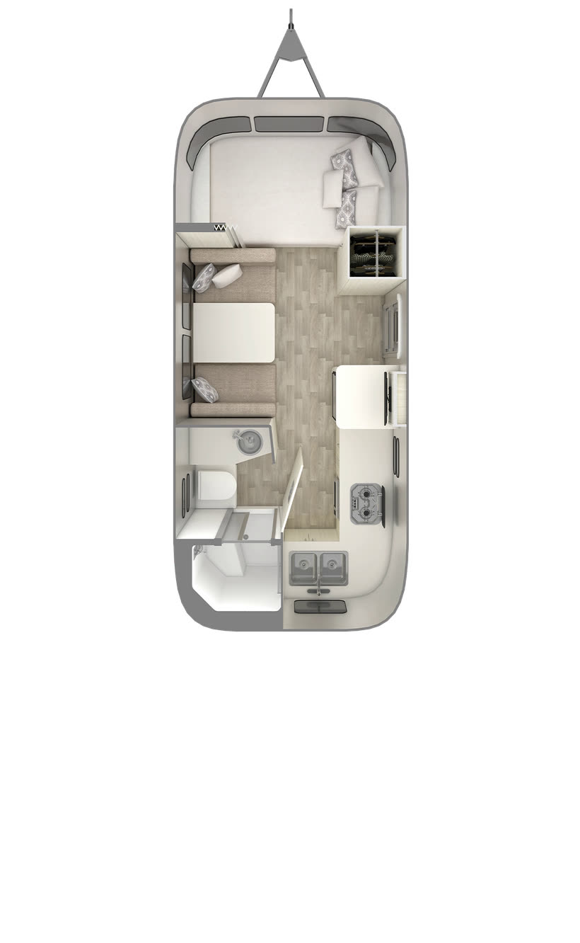Bambi 20FB floor plan diagram