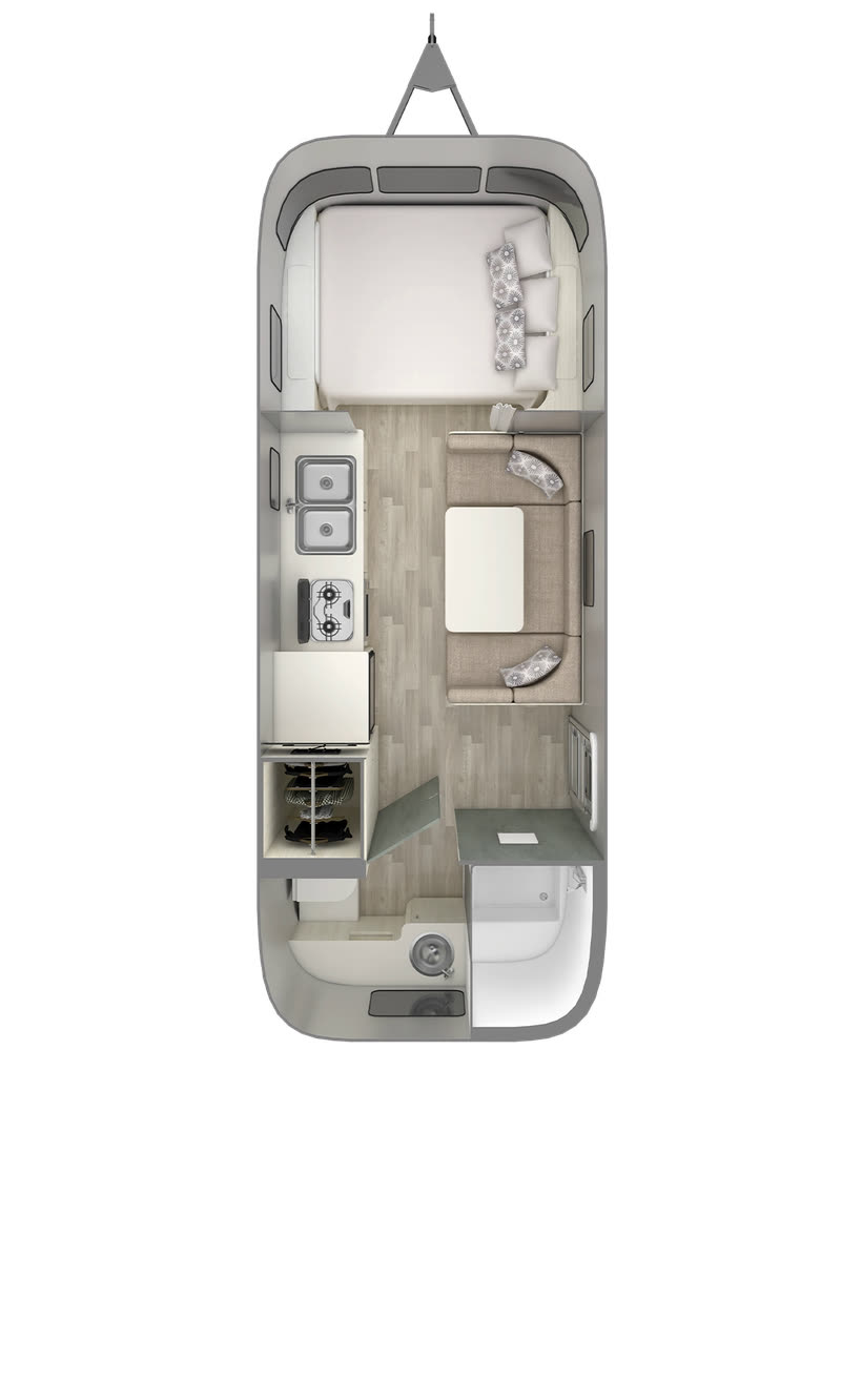 Bambi 22FB floor plan diagram