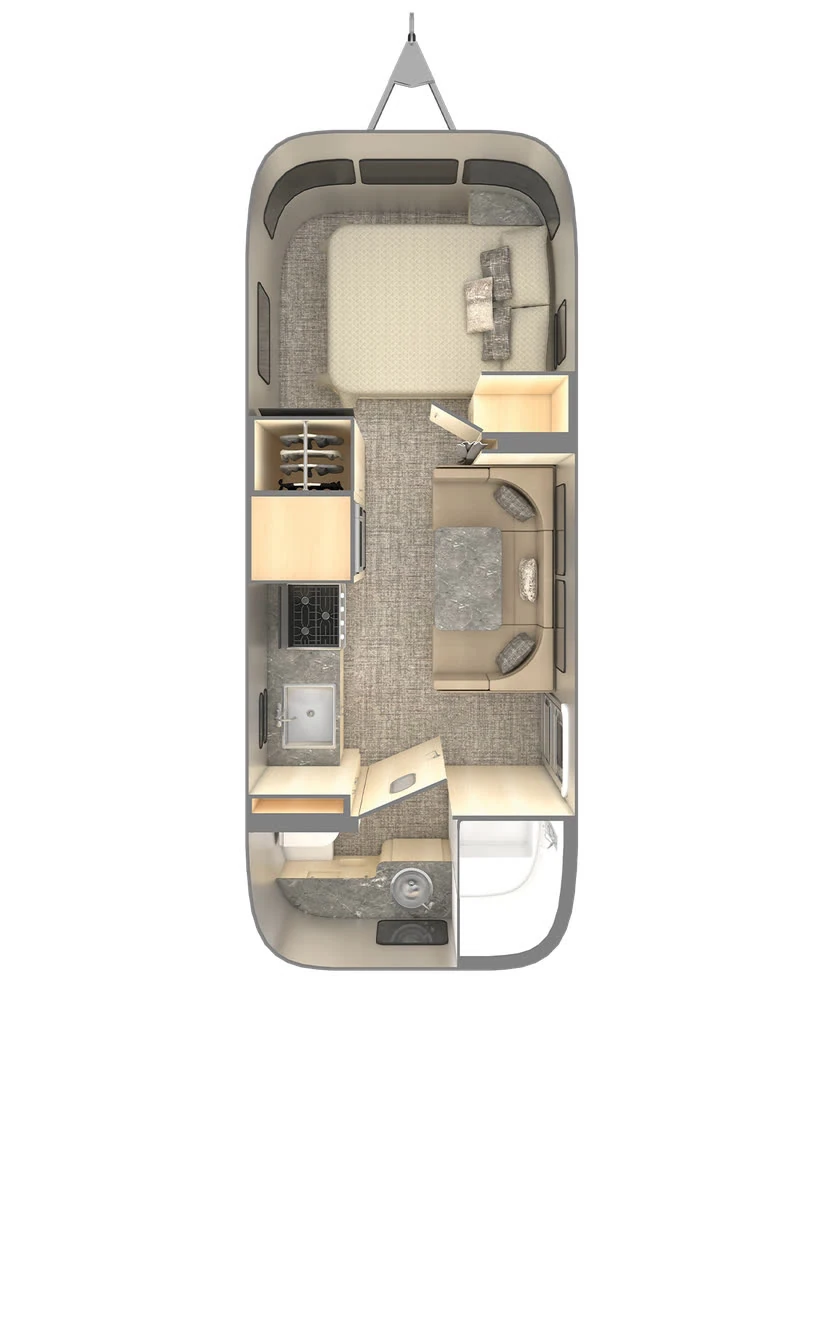 Flying Cloud 23FB floor plan diagram