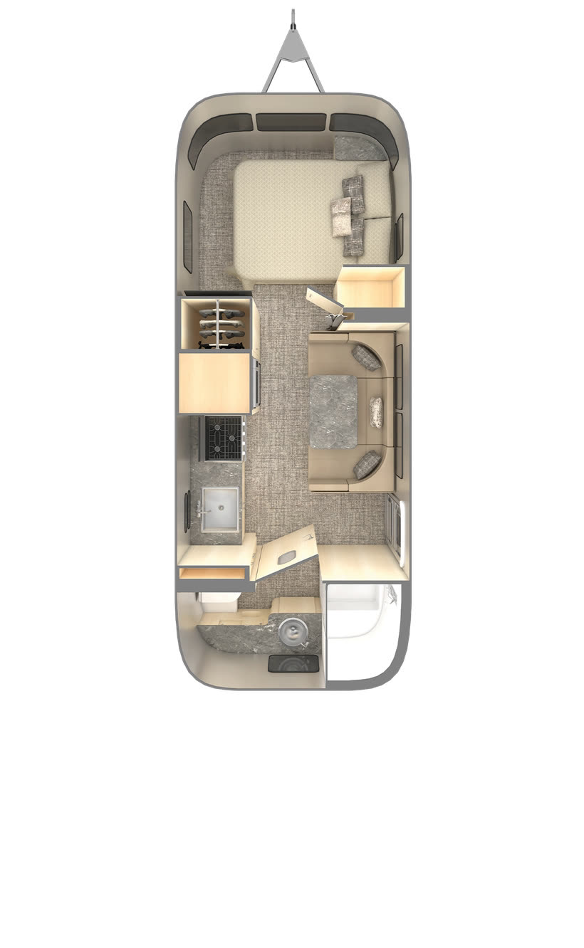 Flying Cloud 23FB floor plan diagram