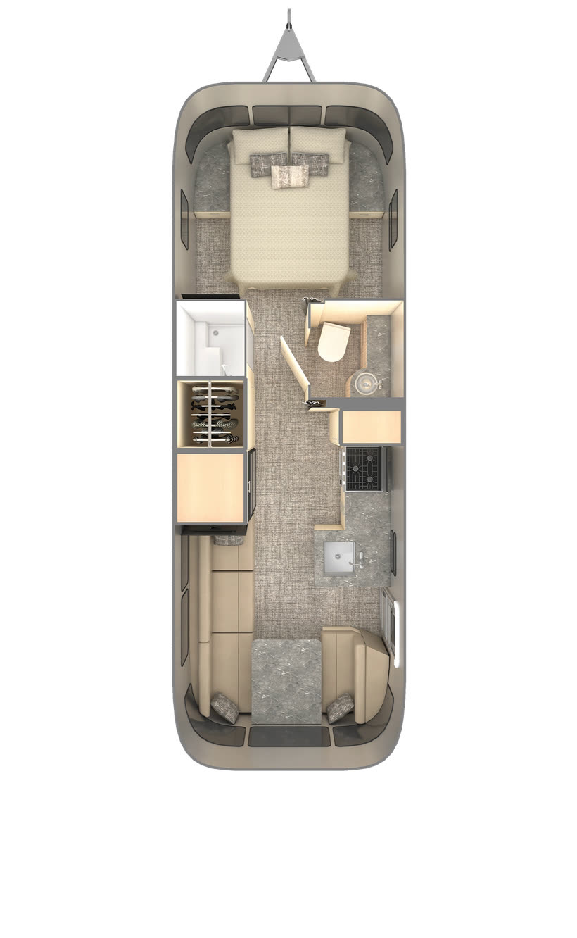 Flying Cloud 27FB floor plan diagram