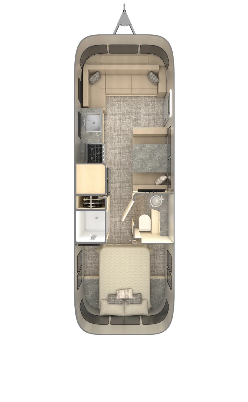 Flying Cloud 28RB floor plan diagram