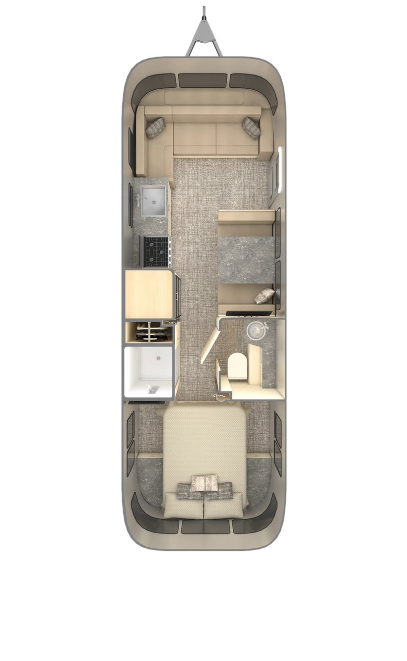 Flying Cloud 28RB floor plan diagram