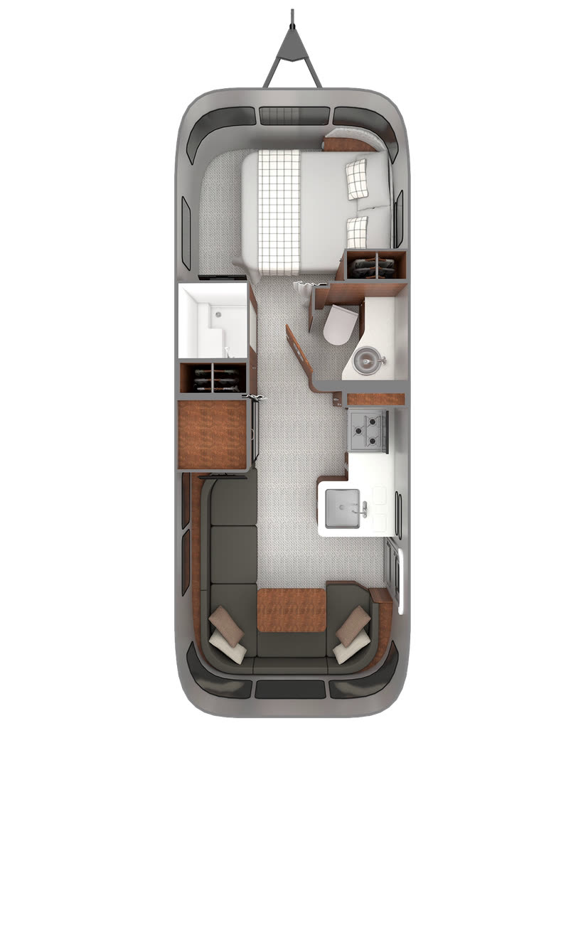 Globetrotter 25FB floor plan diagram