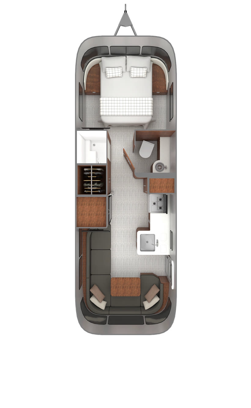 Globetrotter 27FB floor plan diagram