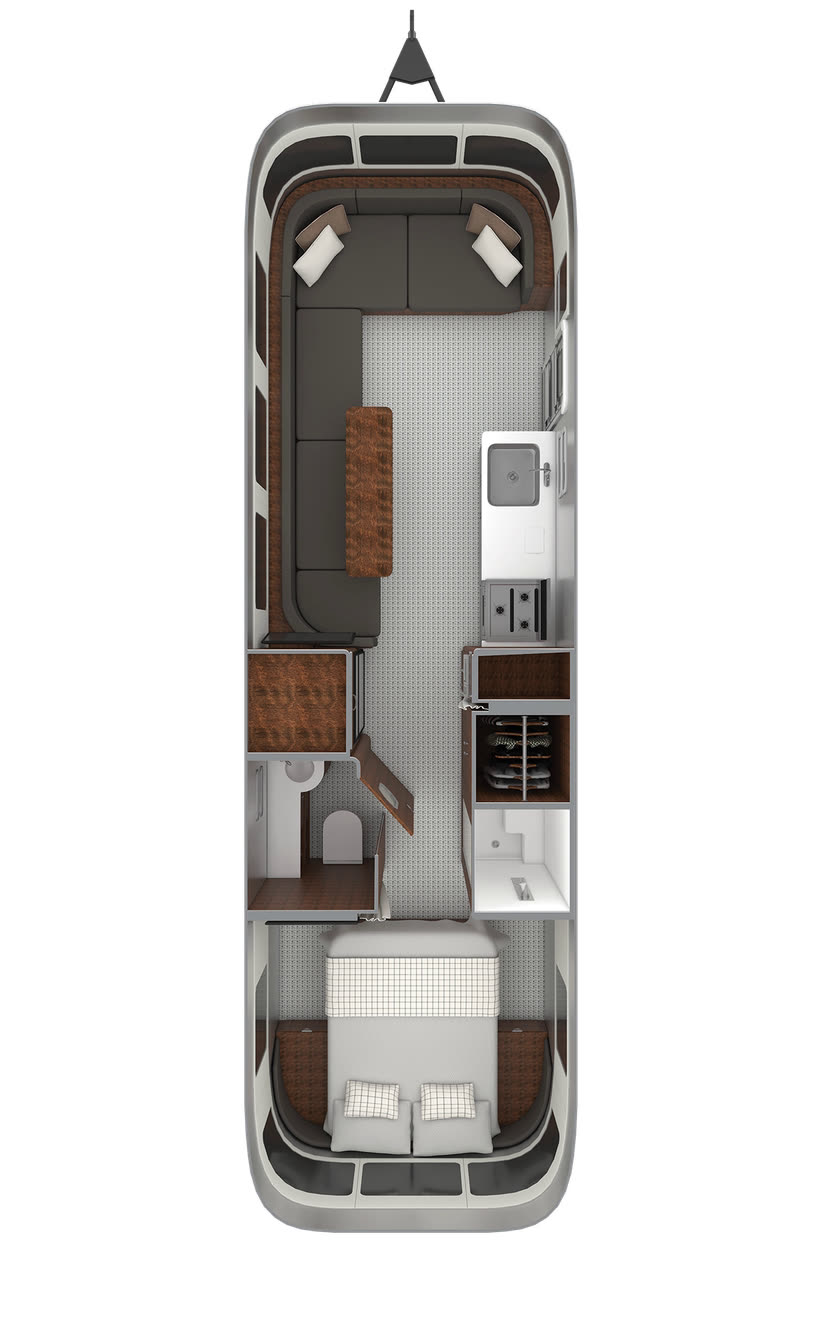 Globetrotter 30RB floor plan diagram