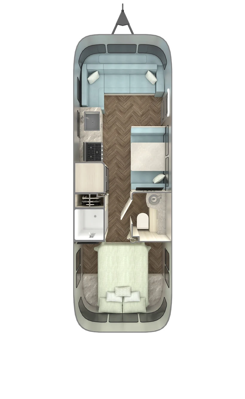 International 28RB floor plan diagram