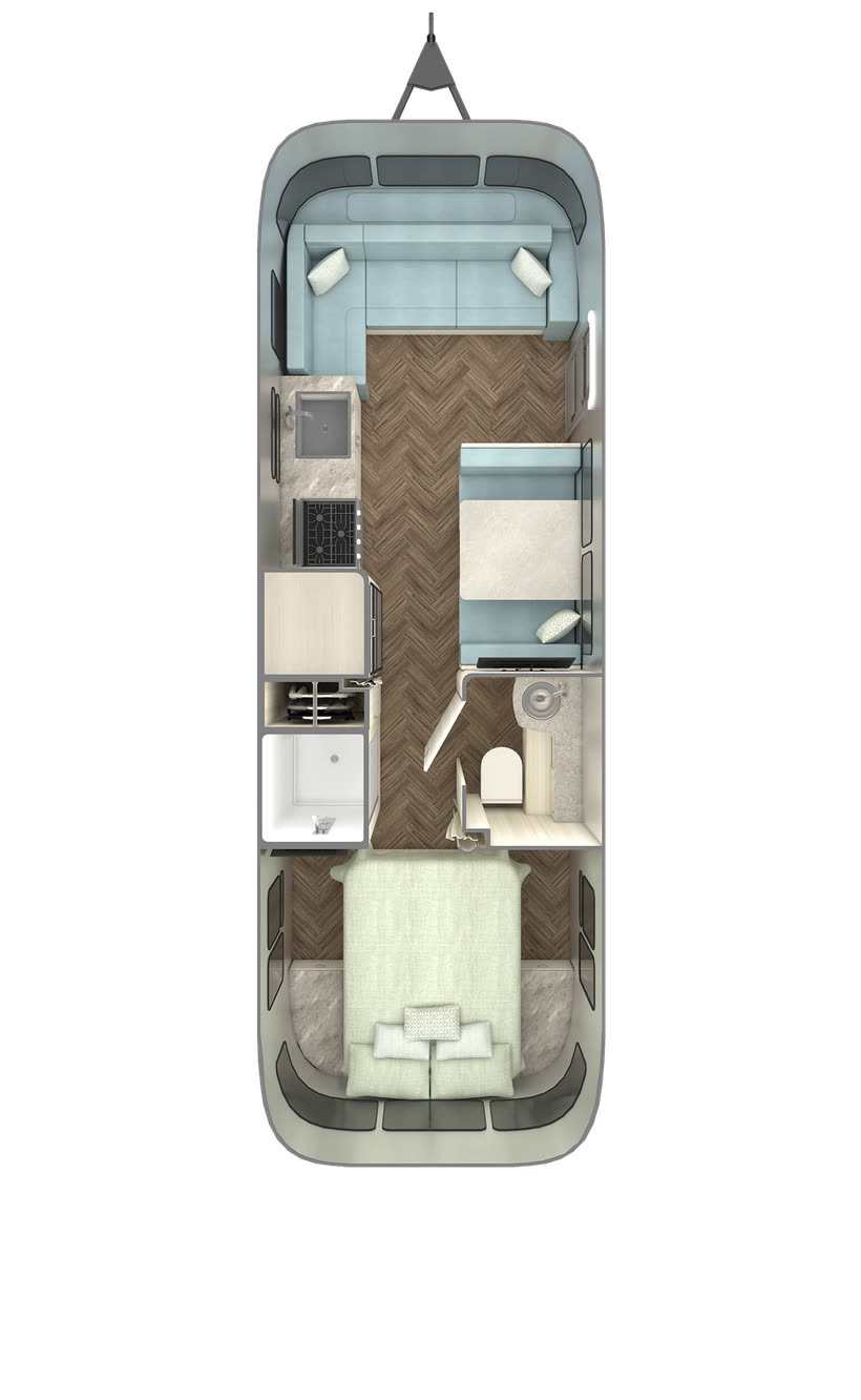 International 28RB floor plan diagram