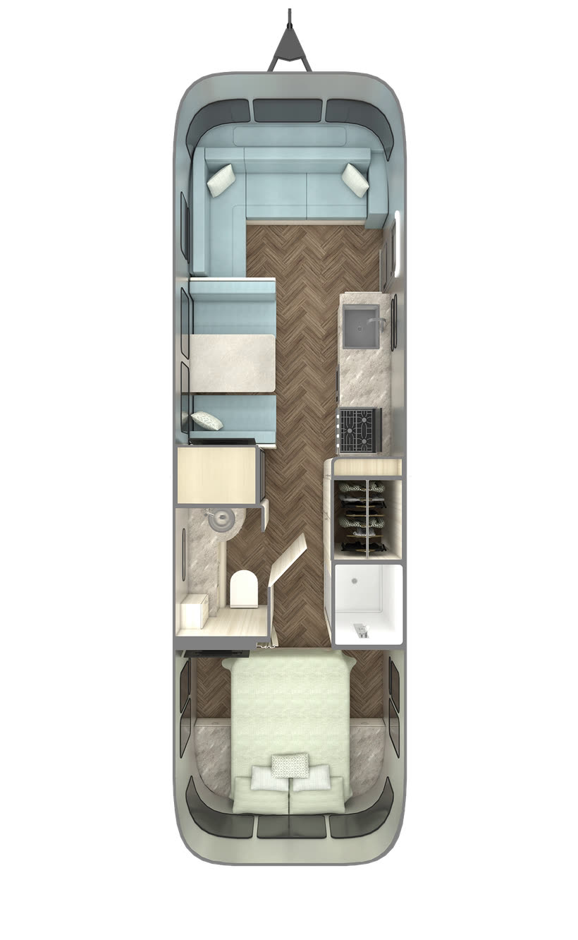 International 30RB floor plan diagram