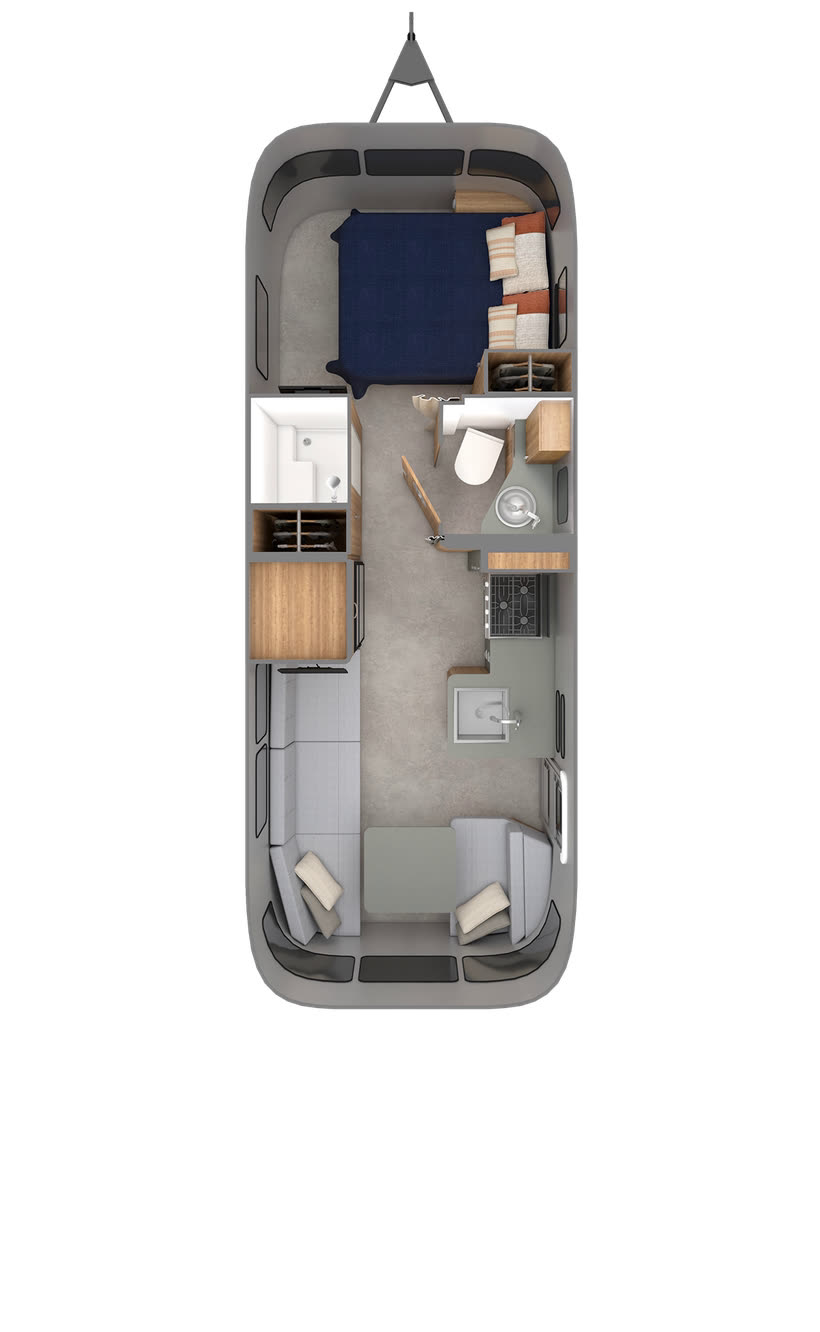 Trade Wind 25FB floor plan diagram
