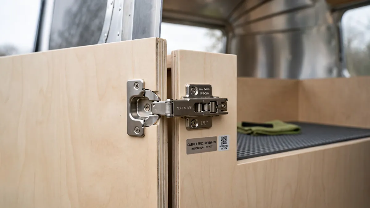 170° soft-close cabinet hinges