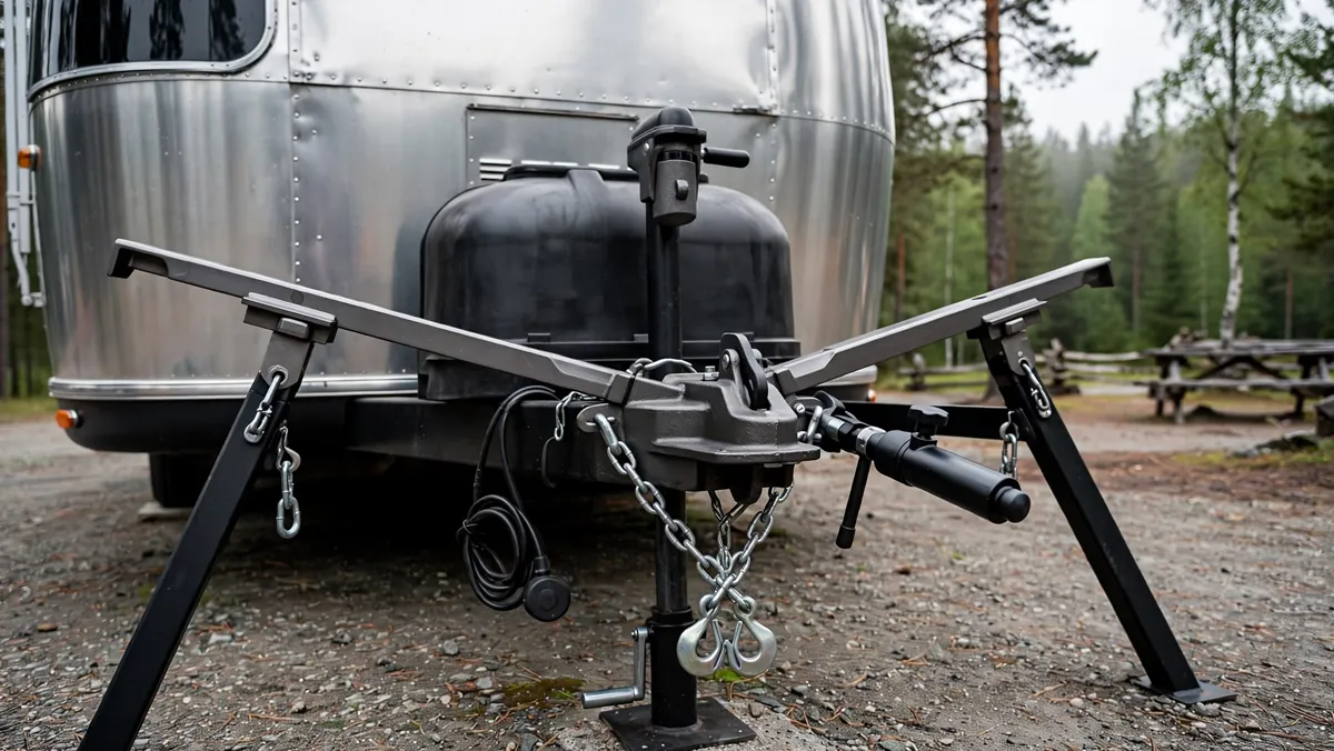 Weight-distribution + anti-sway hitch