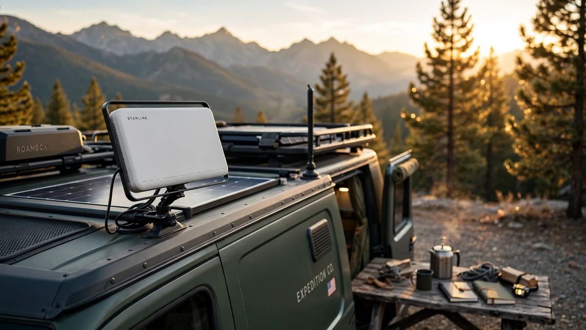 Satellite internet (Starlink Mini / Roam)