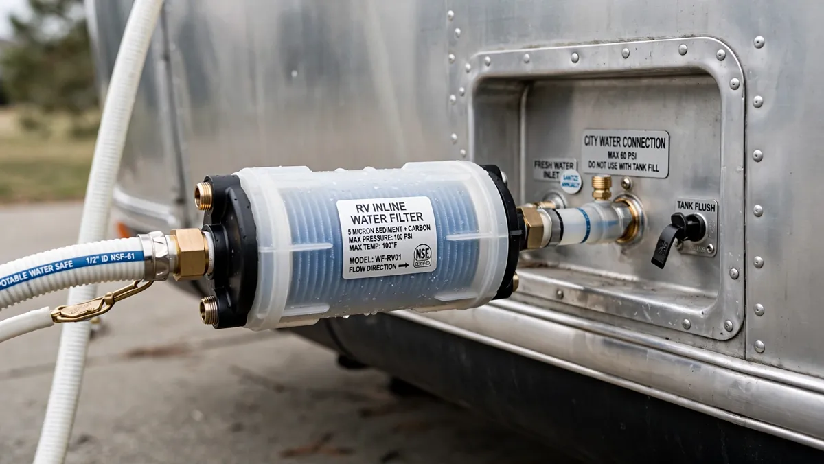 Inline / upgraded water filter